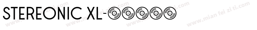 Stereonic XL字体转换
